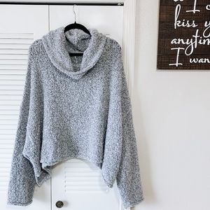 Free People Grey Bff Sweater